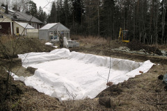 Frost-sturdy greenhouse foundation - Roudankestävä kasvihuoneen perustus