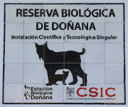 Doñana – Sign of the biological station