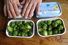 Freezing of brussels sprouts - Ruusukaalien pakastus